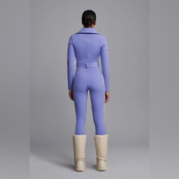 Cordova Waterproof Stretch Striped Ski Suit Myrtle Purple White NWT XL - Picture 2 of 10